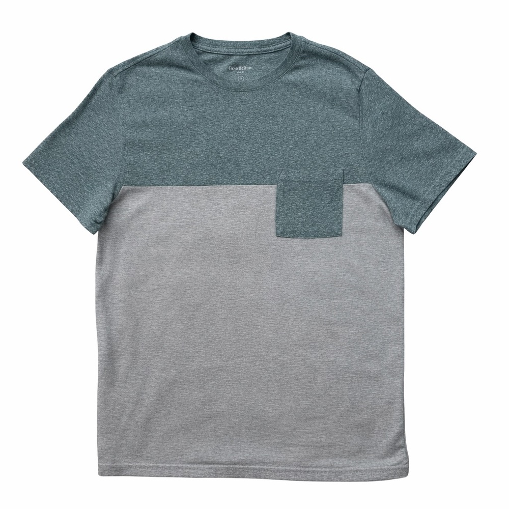 Goodfellow & Co Men's Colorblock Pocket Short Sleeve Tee